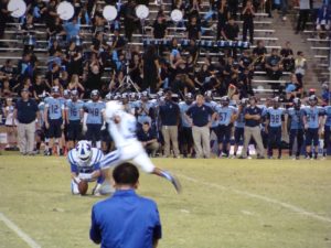"Clutch Time"Evan Rios nailing the game winning field goal. 