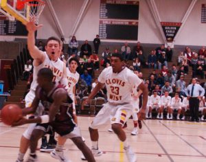 Clovis West played intense defense in their win against independence. 