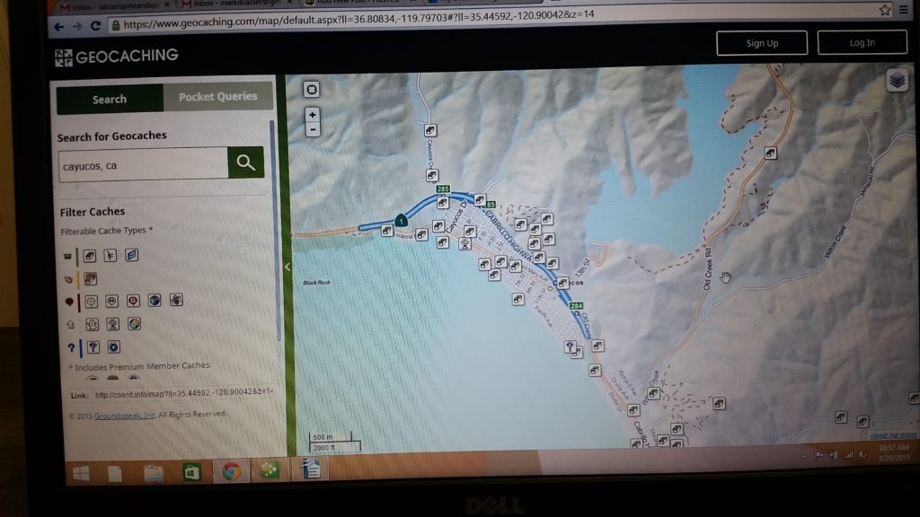 Geo Cached Map