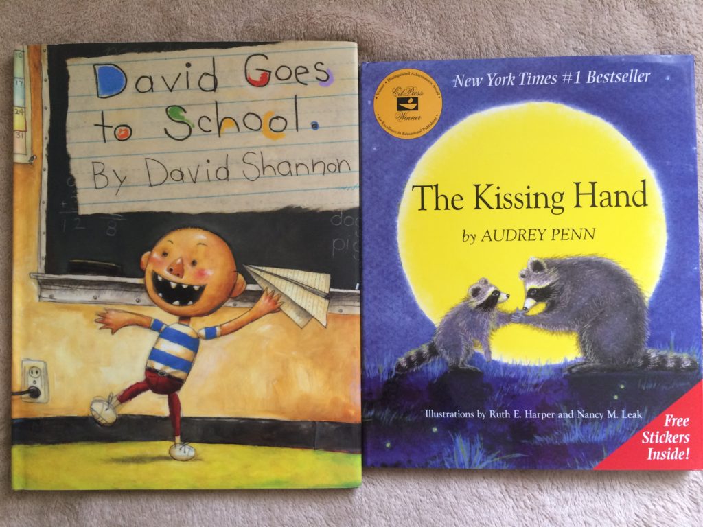 David Goes to School is one of my son's favorite back to school books, along with The Kissing Hand.