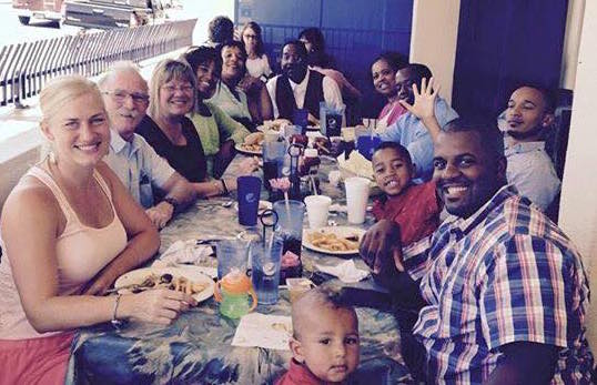 Pickett Family and friends at Irene's in Tower