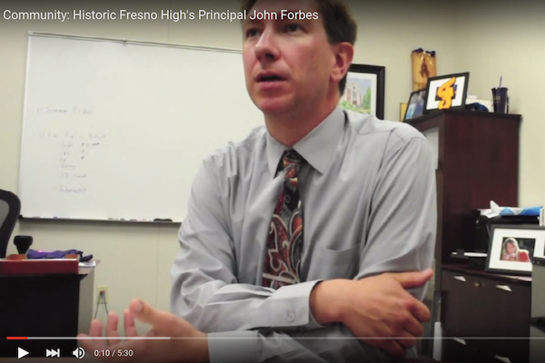 Historic Fresno High's Principal John Forbes