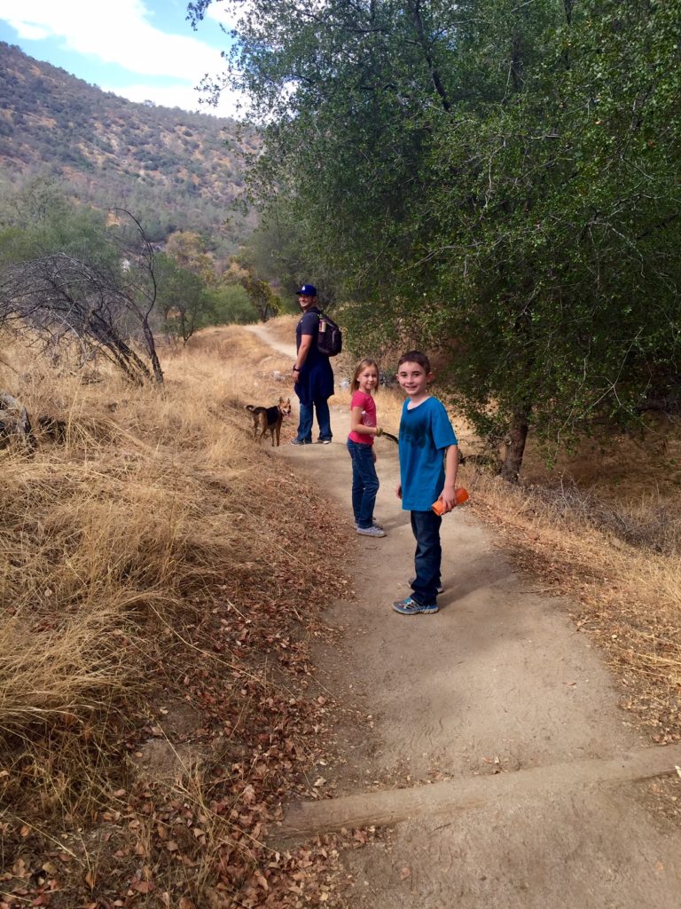 hiking the San Joaquin River Gorge with the family