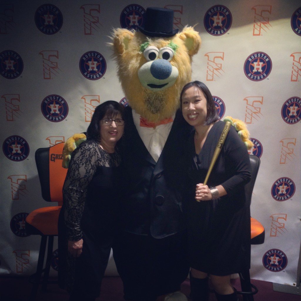 With Parker at the last Fresno Grizzlies celebration, Hot Stove.
