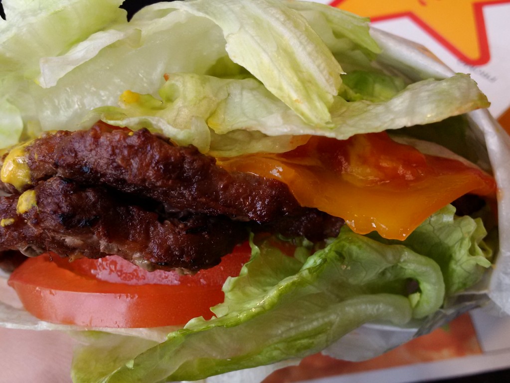 Carl’s Junior All Natural Burger Wrapped in Lettuce