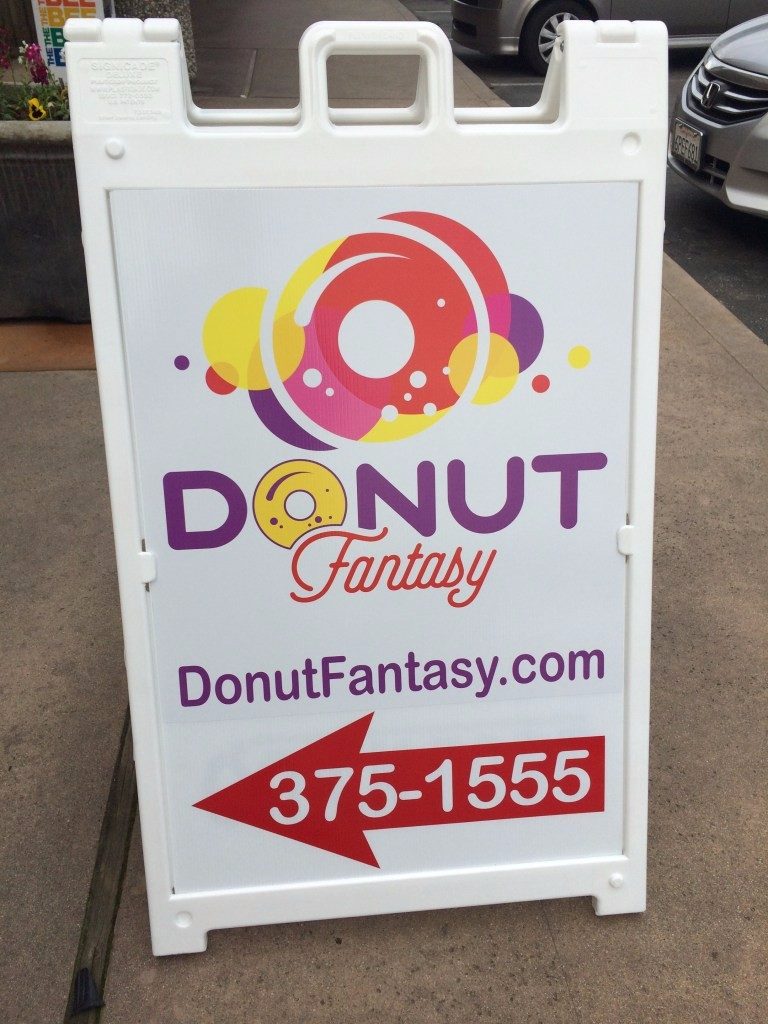 Fantasy Donut Sign