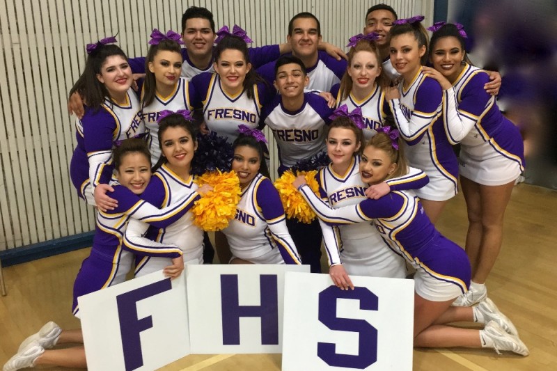 Fresno High's cheer squad