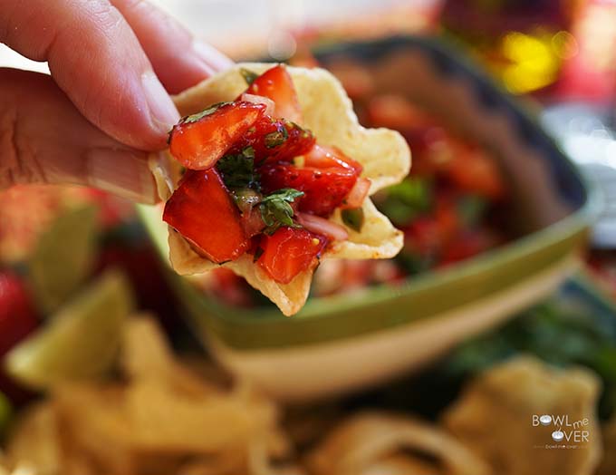 Never had Strawberry Salsa? Just take a bite and you'll love it!