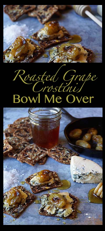 Roasted Grape Crostini