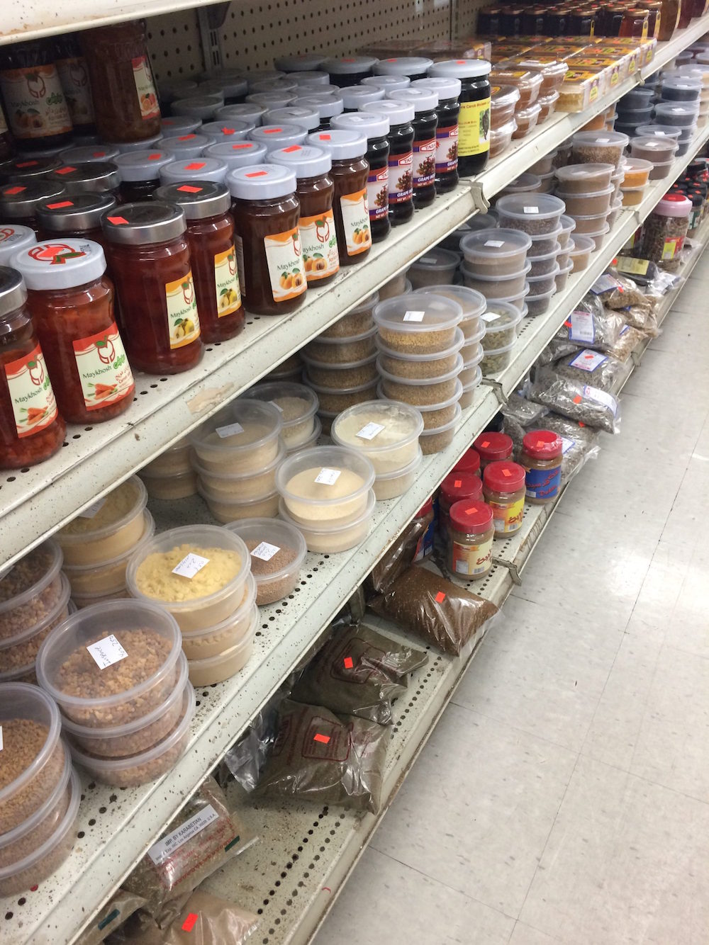 Spices!!! If there is a specific Middle Eastern spice you're looking for, I'm sure Fresno Deli has it.