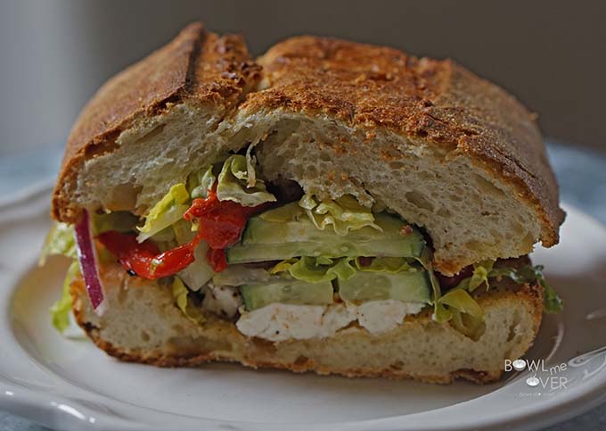 Stuffed Greek Sandwich