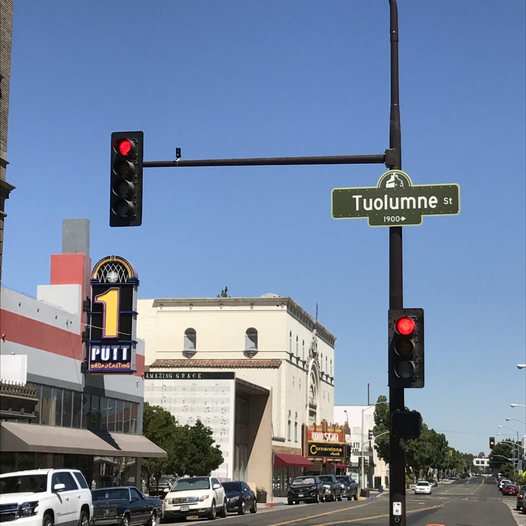 downtown Fresno signs
