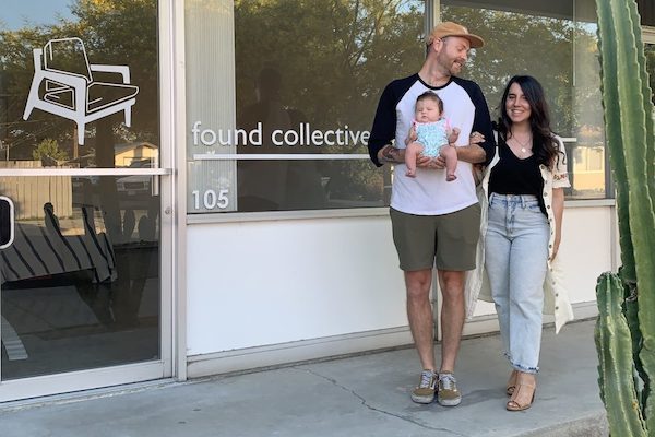 Found Co owner Juliann Love and family outside of their new store in Tower
