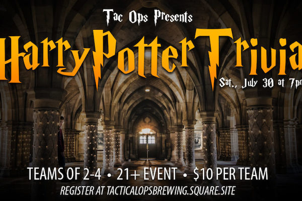 Harry Potter Trivia at Tactical Ops Brewing