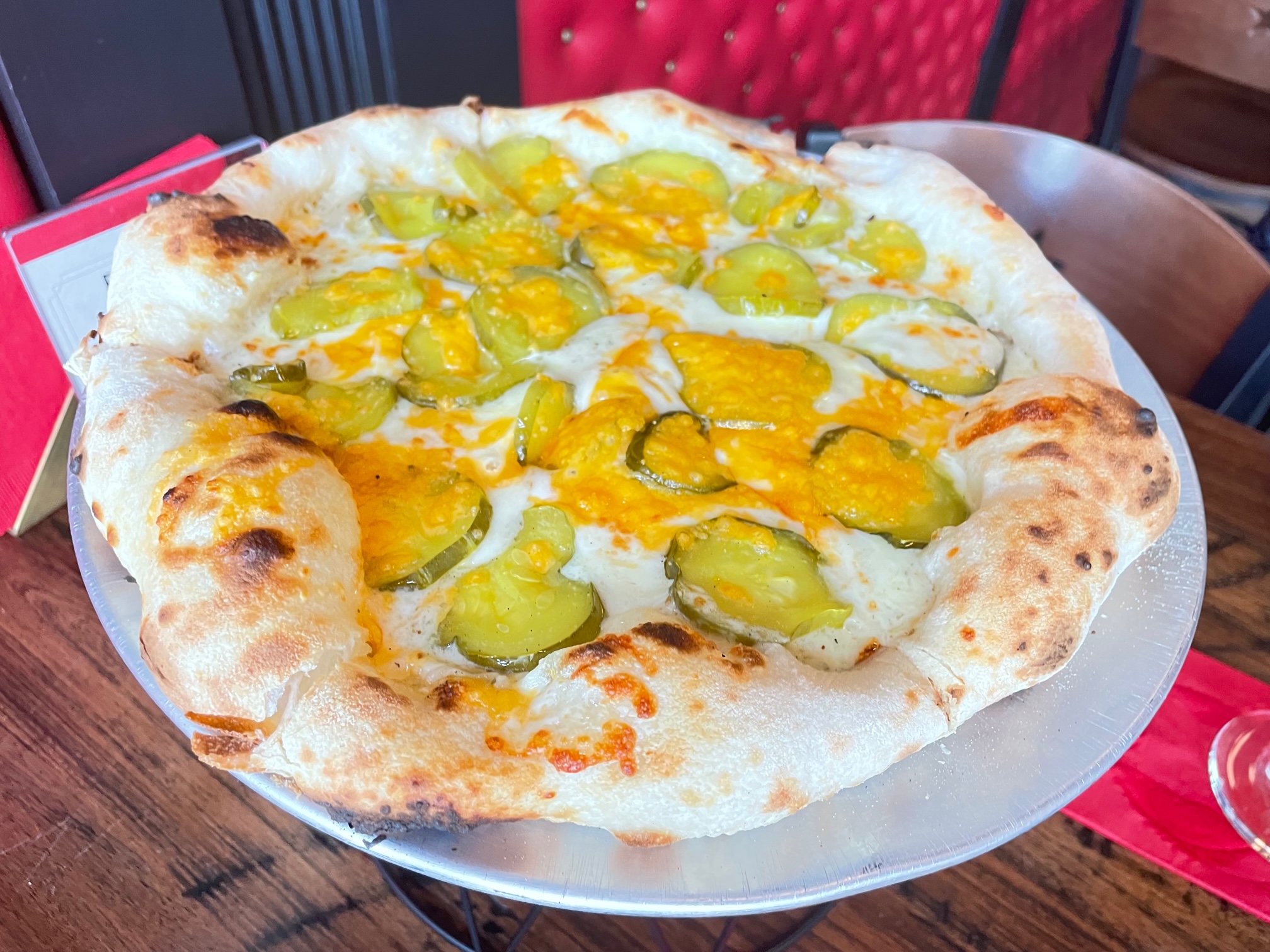 South of Shaw Beer Co's Pickle Pizza