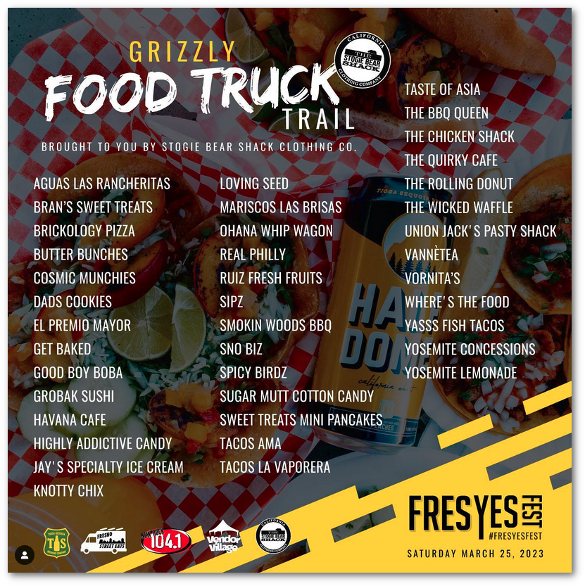 The Food at FresYes Fest 2023