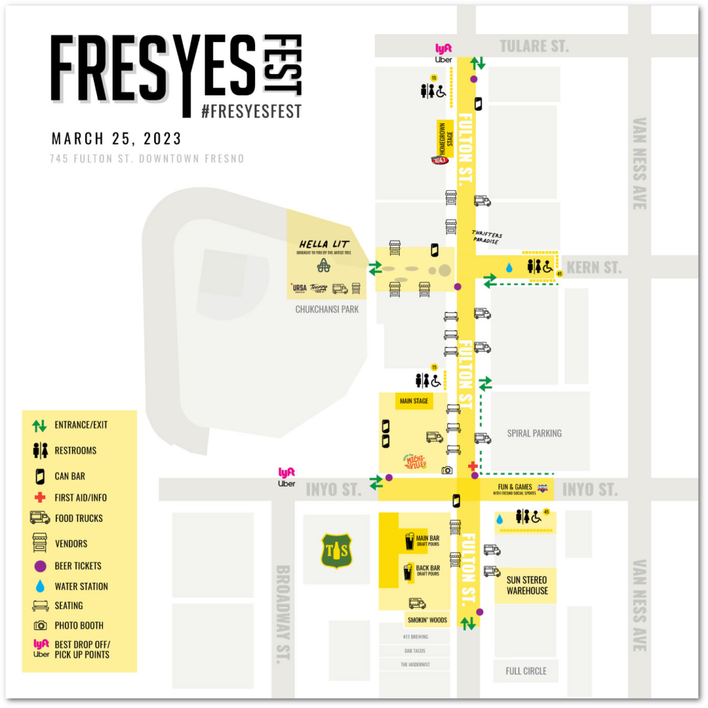 The FresYes Fest 2023 Event Map