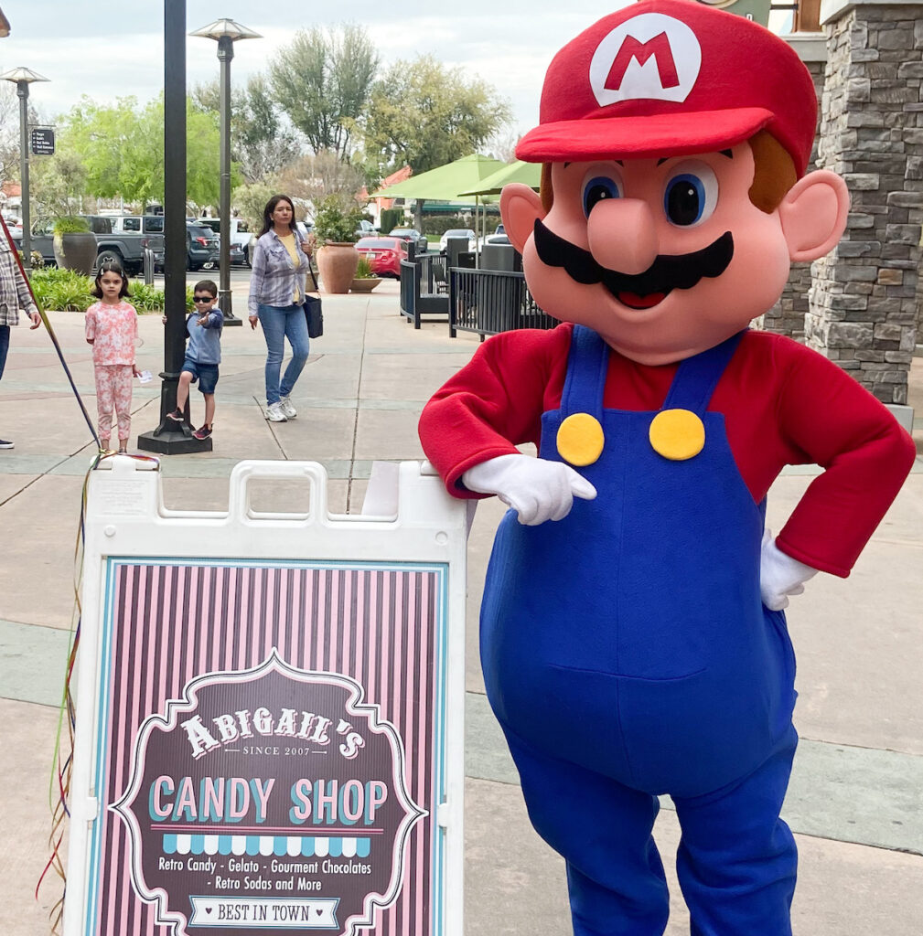 Mario at Abigail’s Candy Shop in Clovis