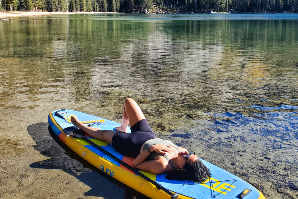 SUP can also be very relaxing (Photo courtesy of Golden Light Paddle)