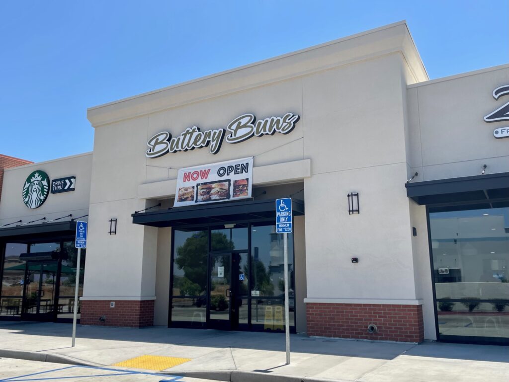 The Entrance to Buttery Buns in Southwest Fresno