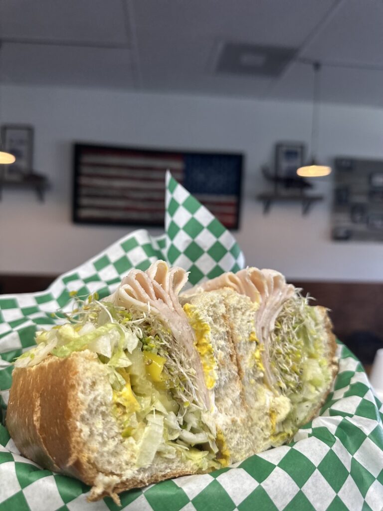 Yet another great looking sandwich from The Pickled Deli In Fresno CA