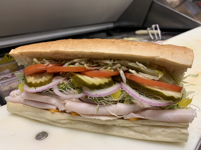 Turkey, Avocado, Sprouts, and Cream Cheese from The Pickled Deli In Fresno CA